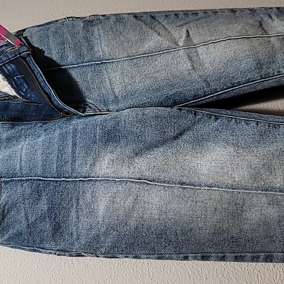 REVICE Denim Star Bohemian Hippie Retro High Rise Medium Wash Skinny Jean EUC 25 - Picture 6 of 16